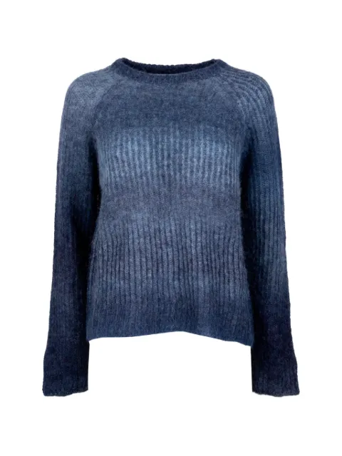 Kangra gradient-effect ribbed-knit sweater