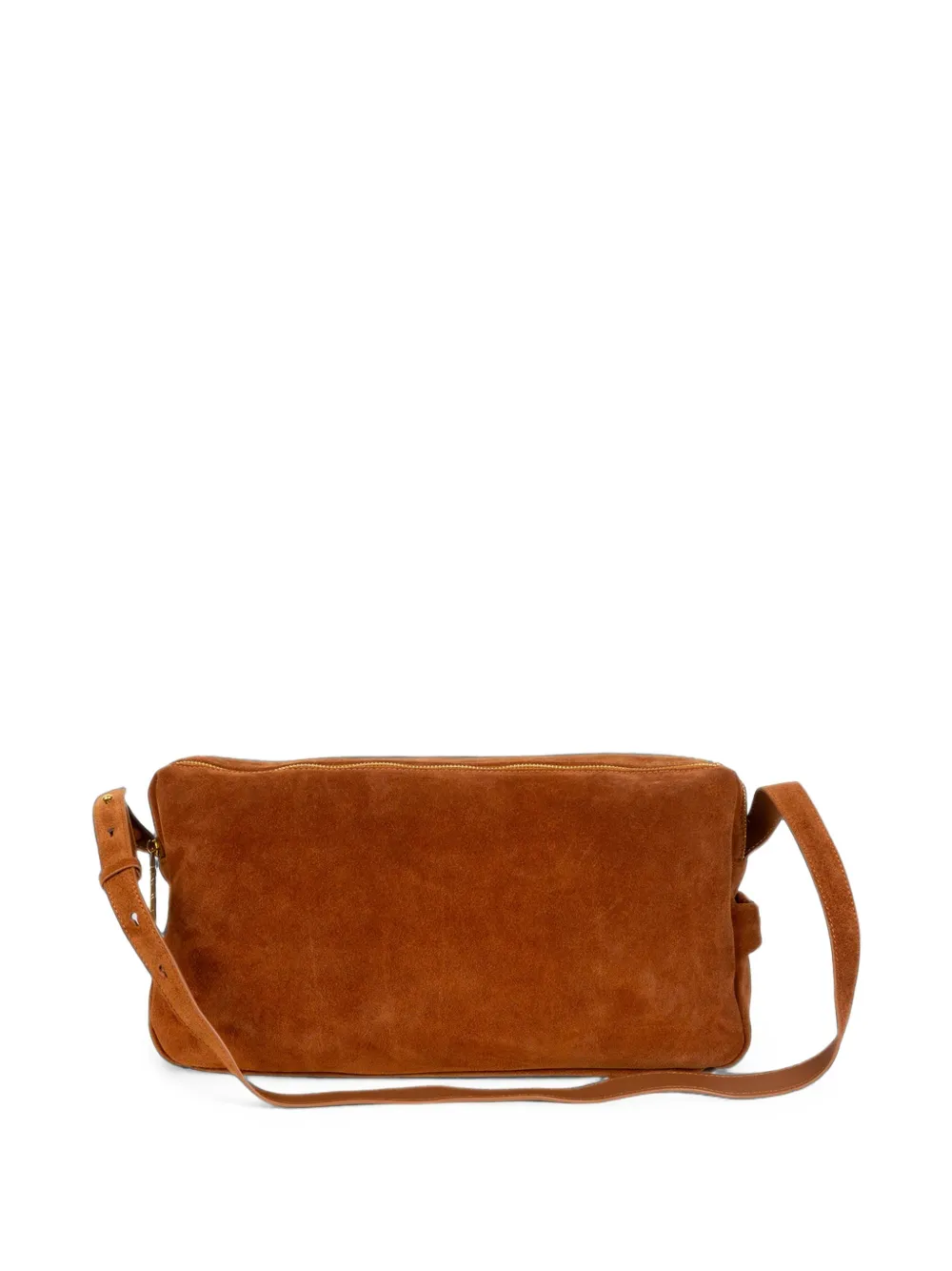 Ermanno Scervino Lisa suede shoulder bag Bruin