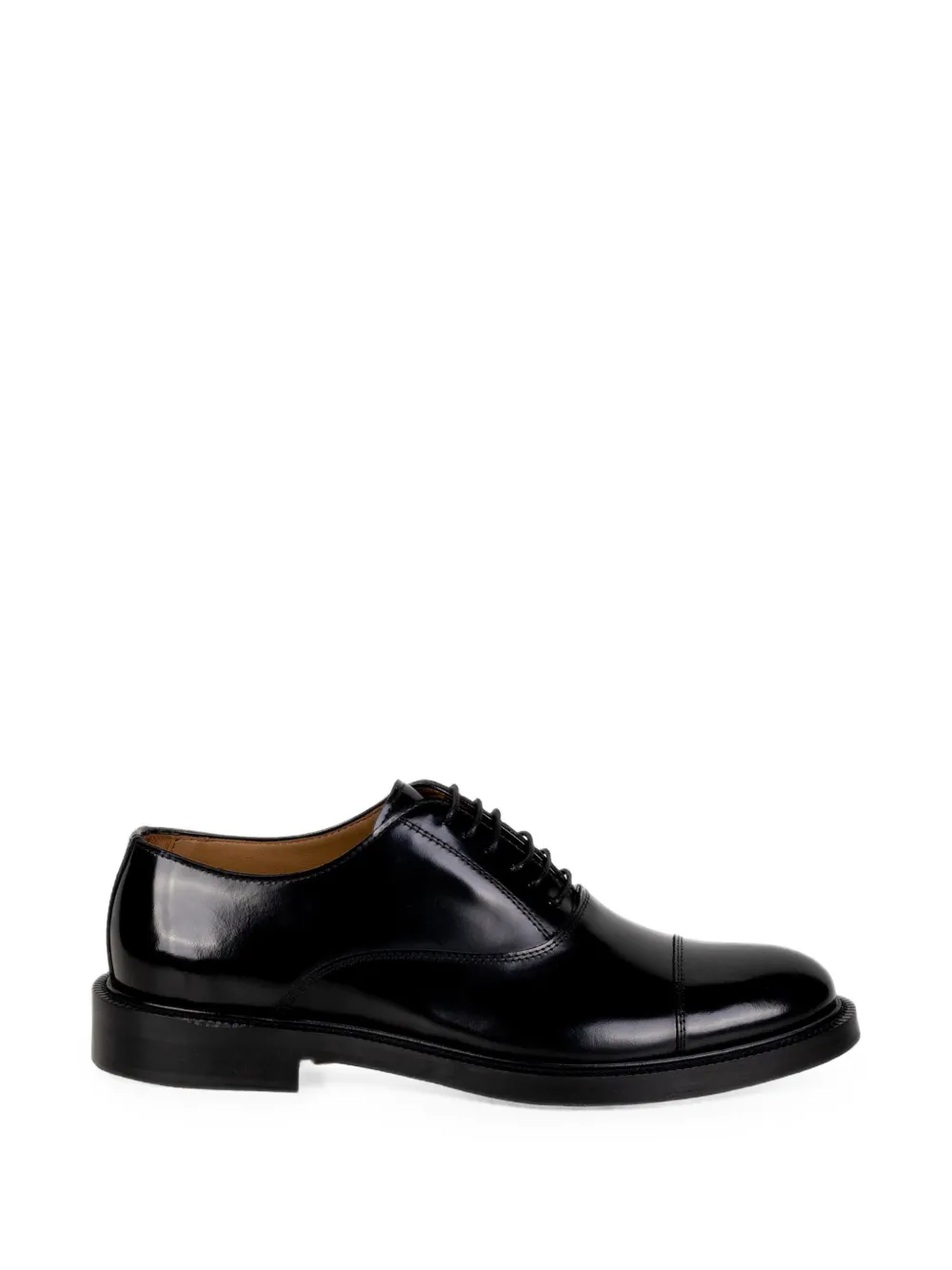 FRANCO FEDELE cap-toe lace-up oxford shoes - Schwarz