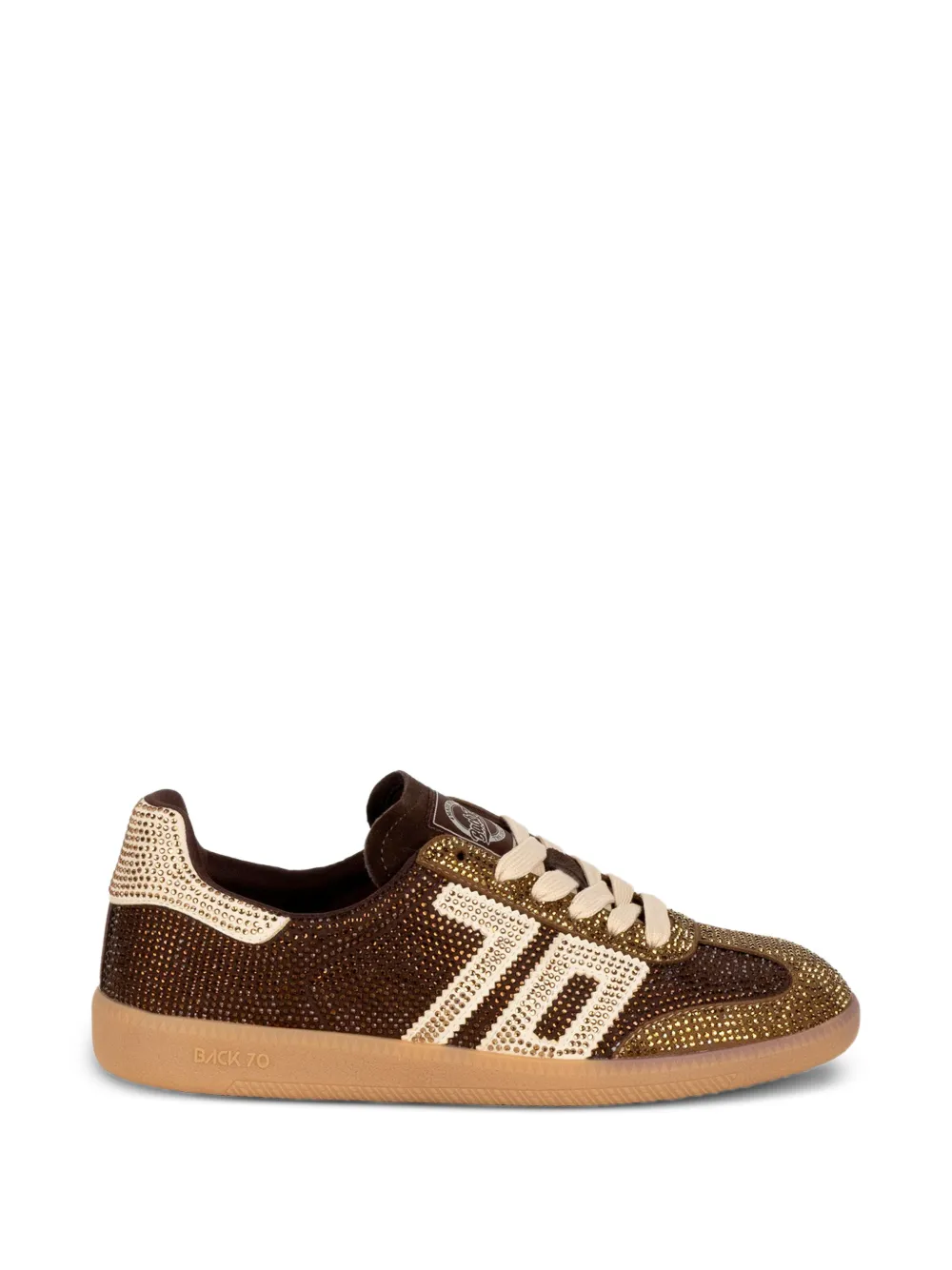 BACK 70 Cloud Star rhinestone-embellished sneakers - Braun