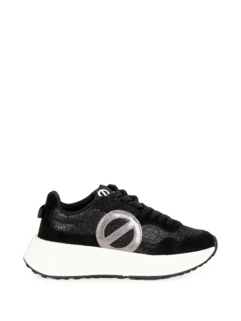 No Name Carter glitter-detail logo-patch sneakers