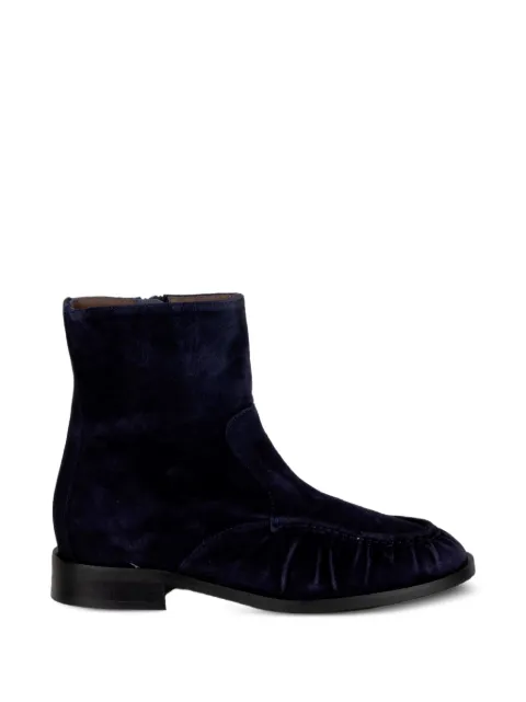 STATUS ruched ankle boots