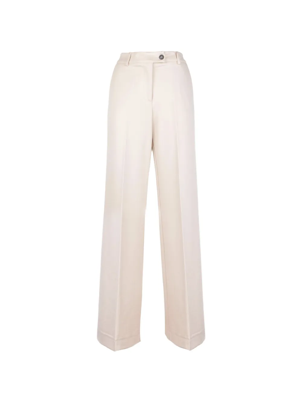 cinque pressed-crease wide-leg trousers - Toni neutri