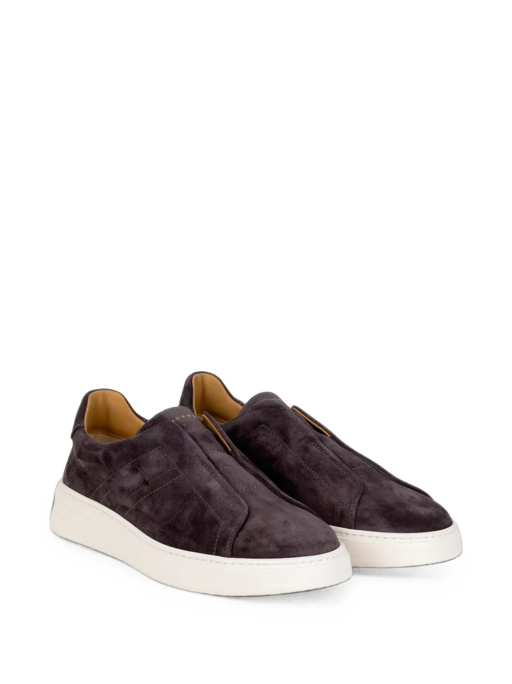 Henderson Baracco suede slip-on sneakers Grijs