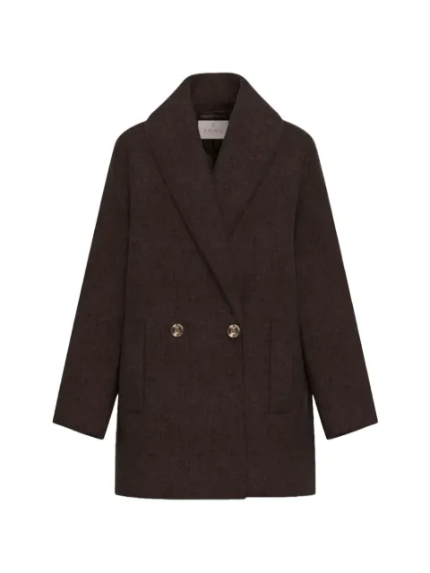 Marella double-breasted shawl-lapel coat