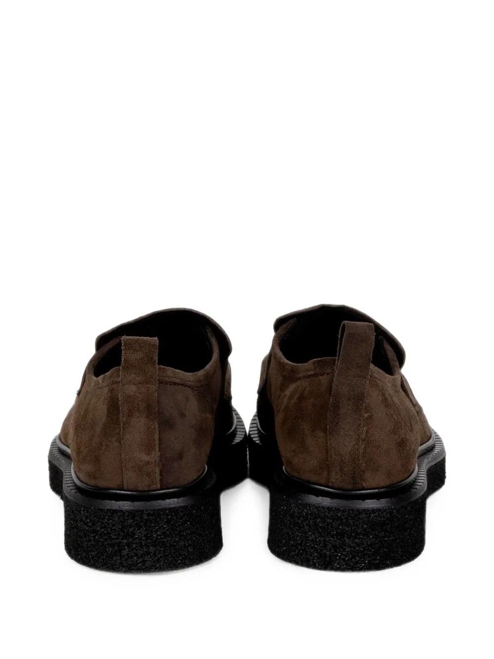 GUGLIELMO ROTTA suede slip-on loafers Bruin