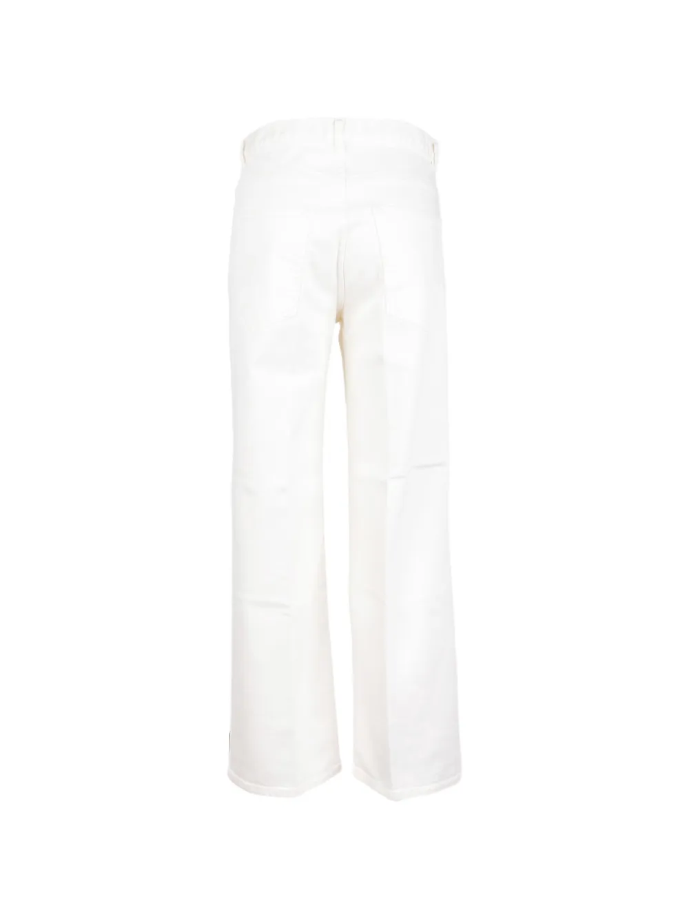 Seventy button-up straight-leg trousers Wit