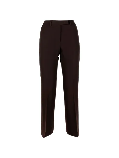 Seventy pressed-crease tailored trousers