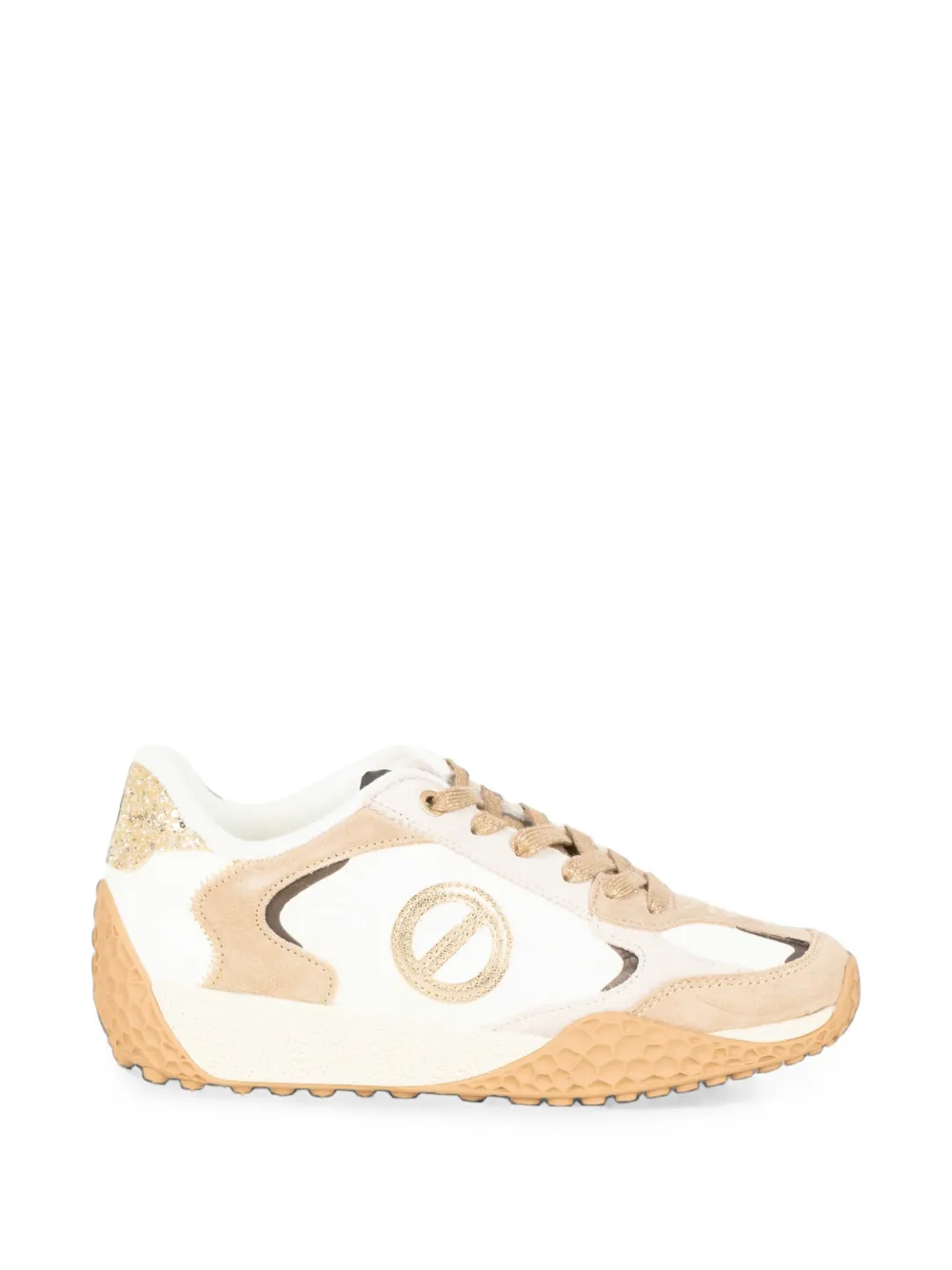 No Name Kate Glitter-detail Sneakers In Neutrals