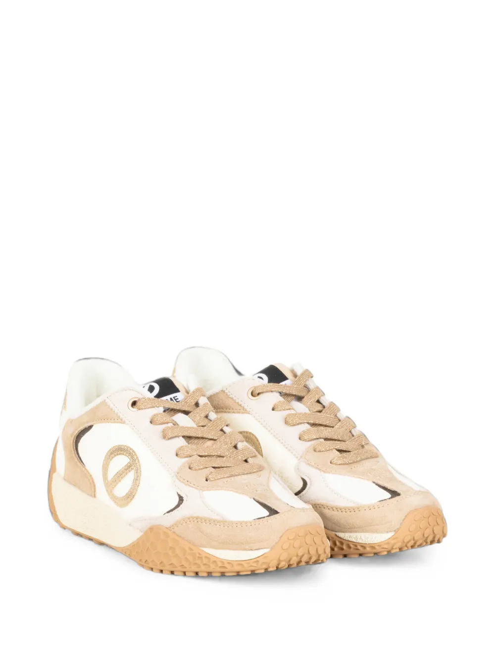 No Name Kate glitter-detail sneakers Beige