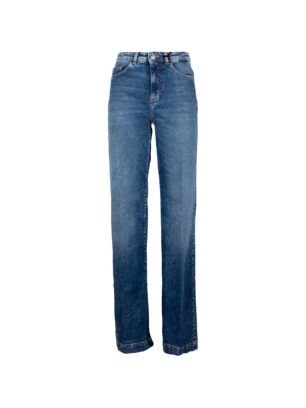 Seventy faded wide-leg jeans - Blu