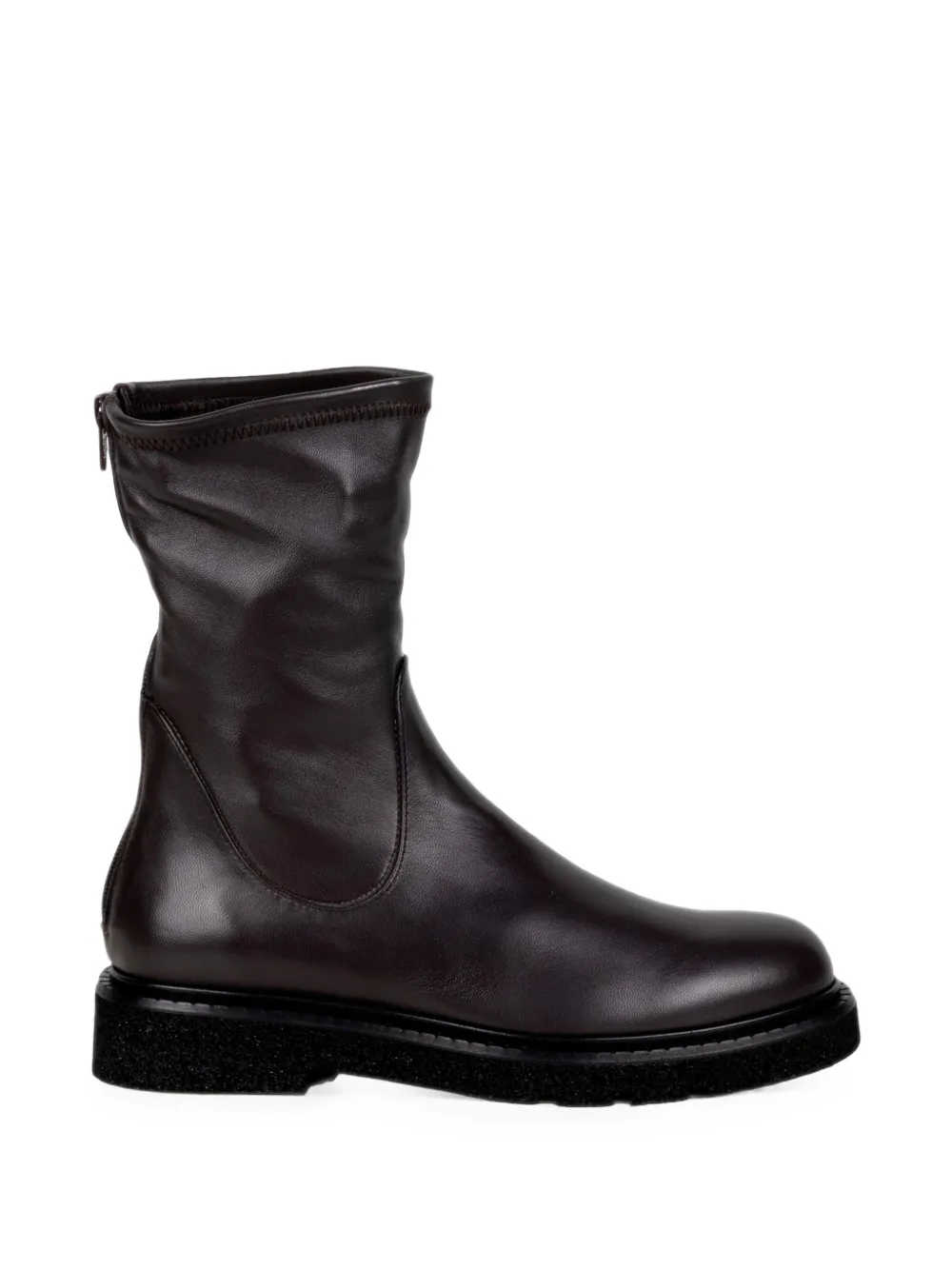 Guglielmo Rotta Kent Rear-zip Ankle Boots In Brown