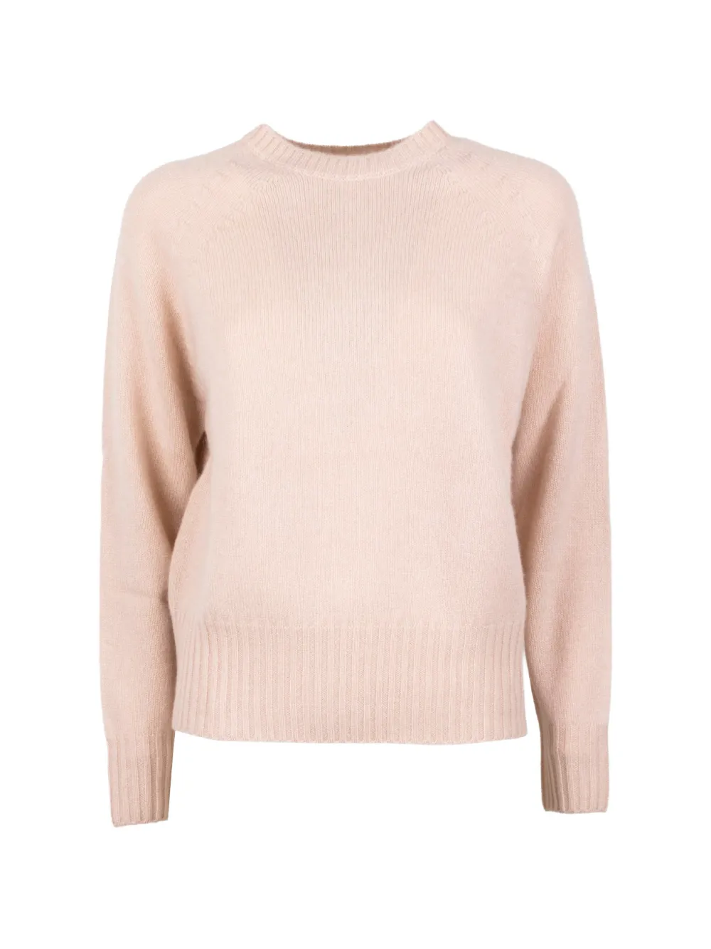 Seventy long-sleeve ribbed-trim sweater - Rosa