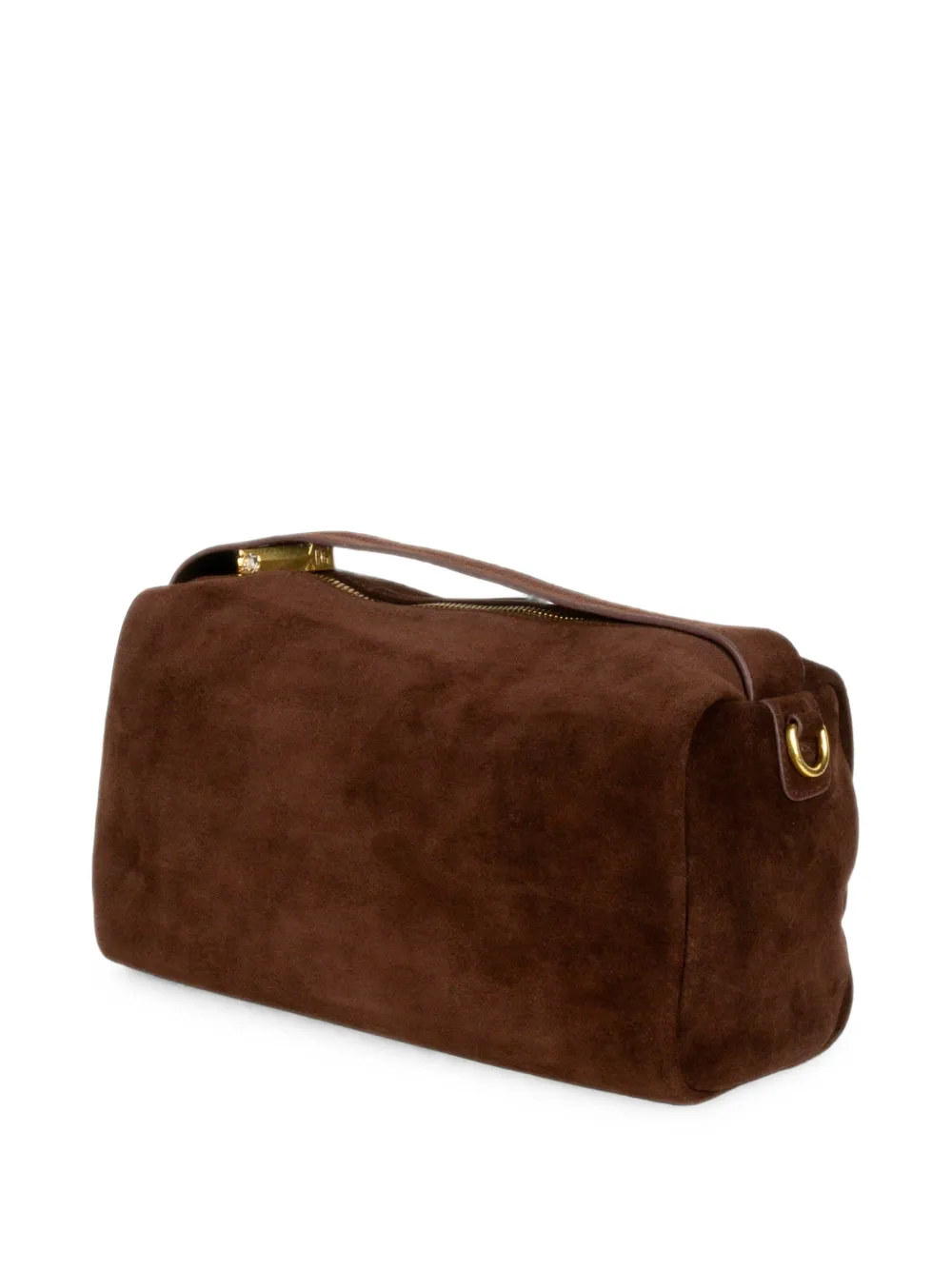 Ermanno Scervino suede shoulder bag Bruin