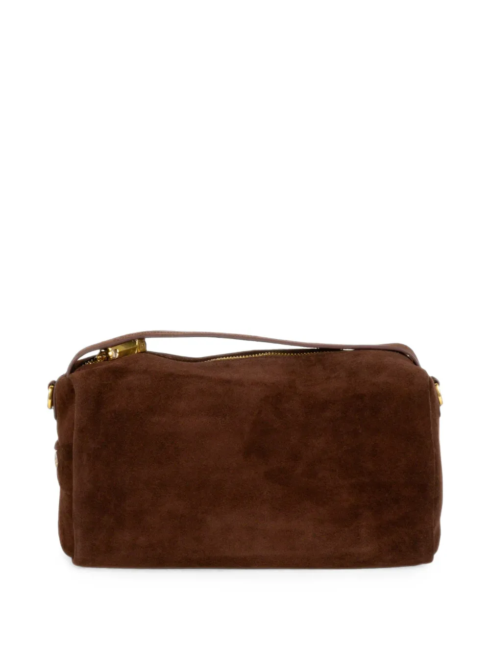 Ermanno Scervino suede shoulder bag Bruin