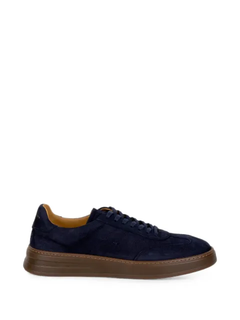 Henderson Baracco logo-print suede sneakers