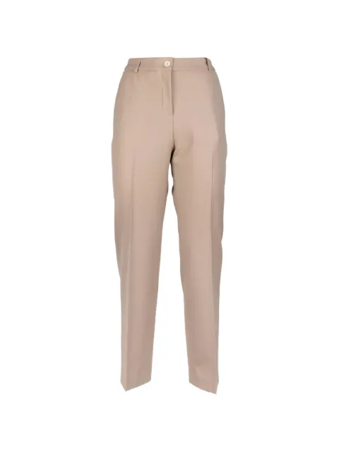 Via Masini 80 pressed-crease tailored trousers