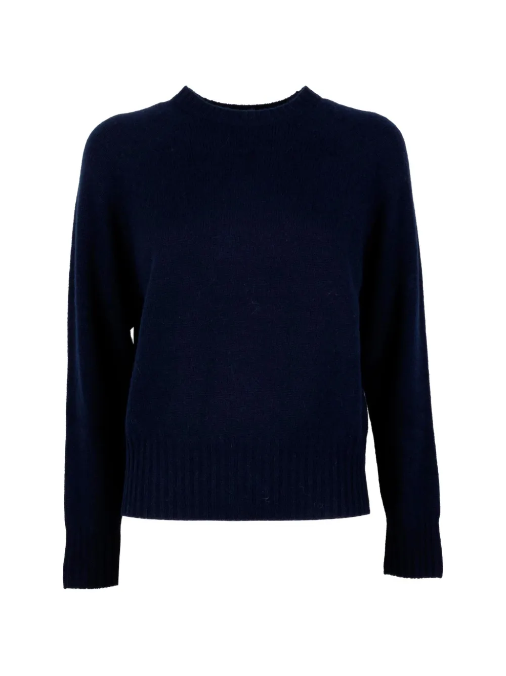 Seventy long-sleeve ribbed-trim sweater - Blu