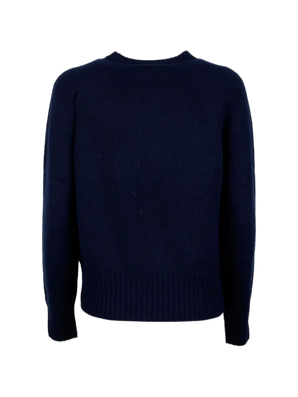 Seventy long-sleeve ribbed-trim sweater Blauw
