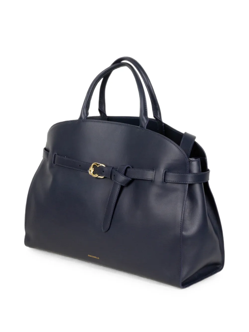 Coccinelle Grote Sabine shopper met ceintuur Blauw