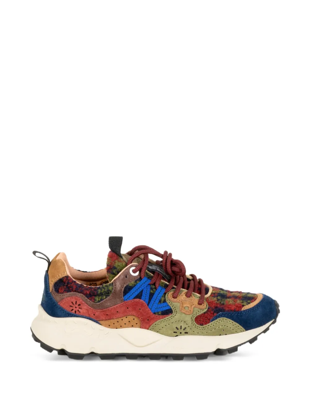 FLOWER MOUNTAIN Yamano 3 panelled sneakers - Rot