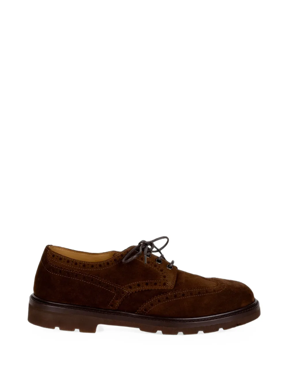 Henderson Baracco suede brogue shoes