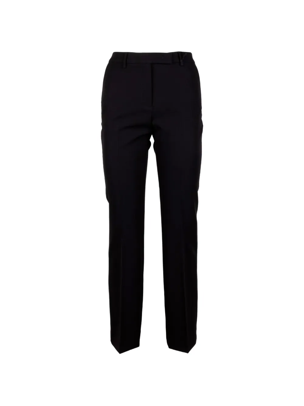 Seventy pressed-crease tailored trousers
