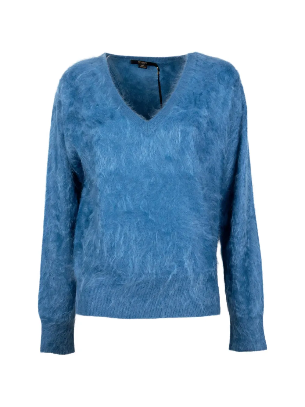 Seventy brushed V-neck sweater - Blu