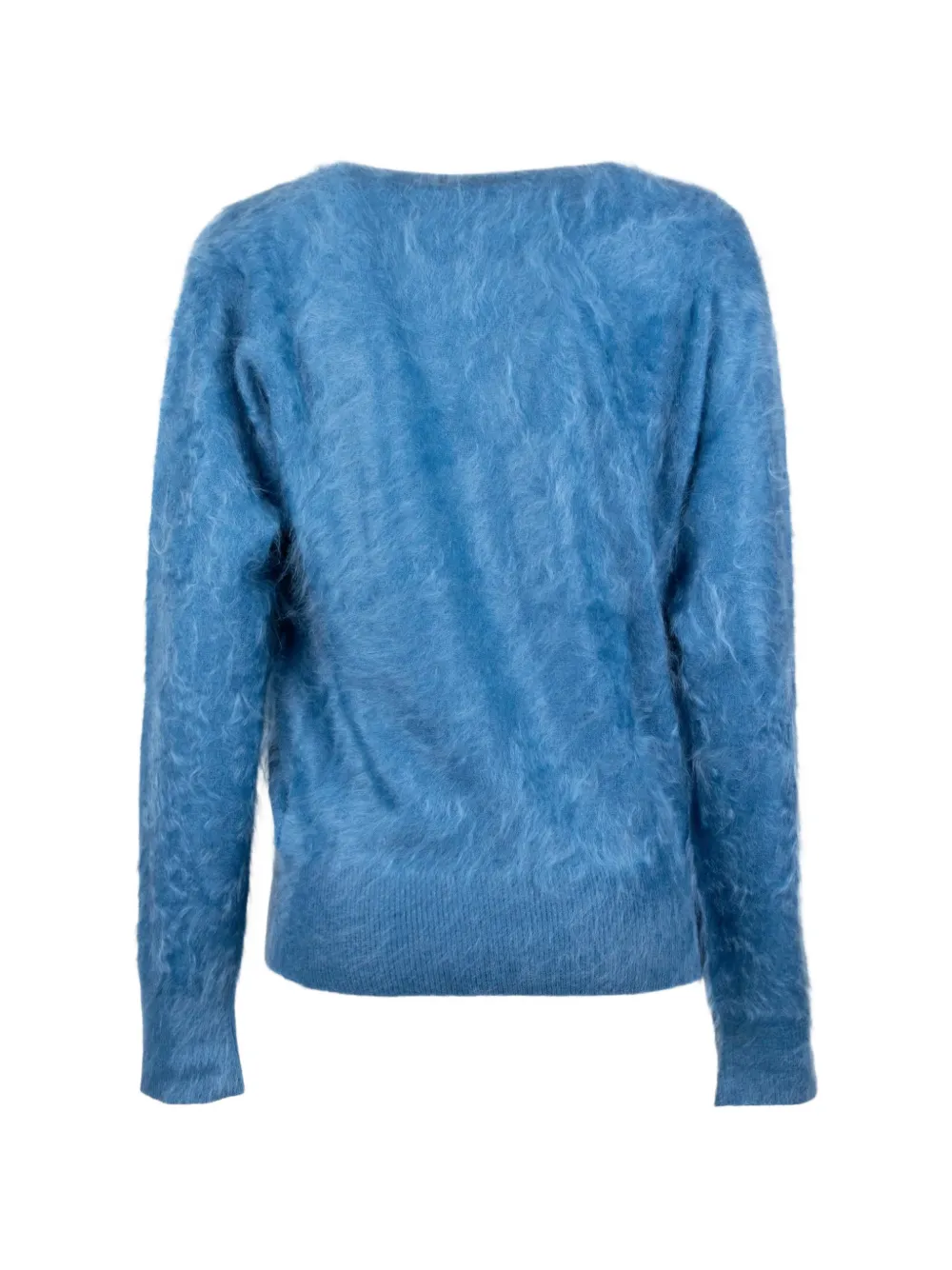 Seventy brushed V-neck sweater Blauw