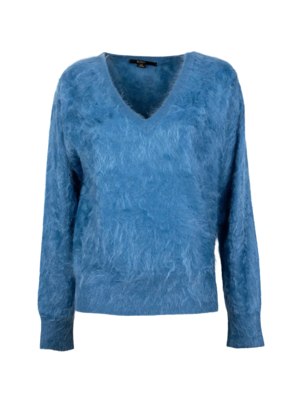 Seventy brushed V-neck sweater - Blu
