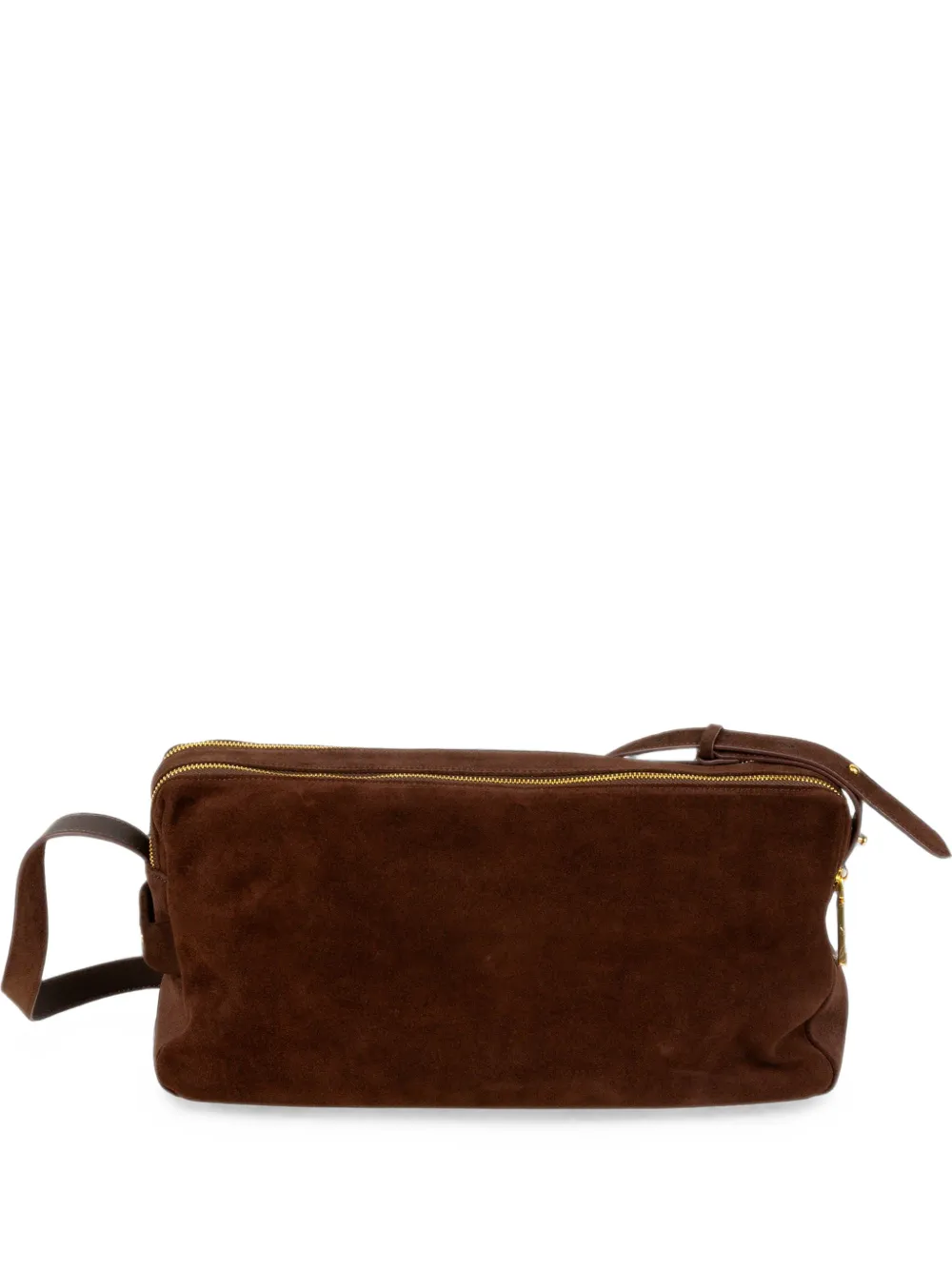 Ermanno Scervino suede double-zip shoulder bag