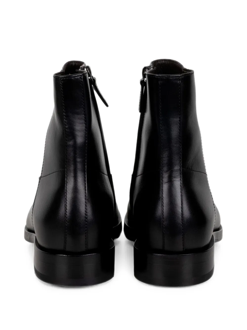 Henderson Baracco side-zip leather boots Zwart