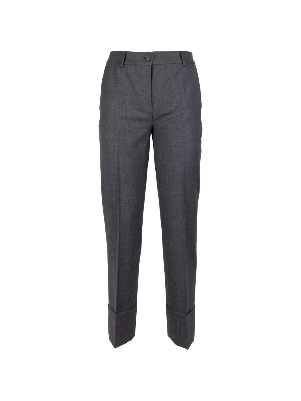 Via Masini 80 turn-up cuff trousers