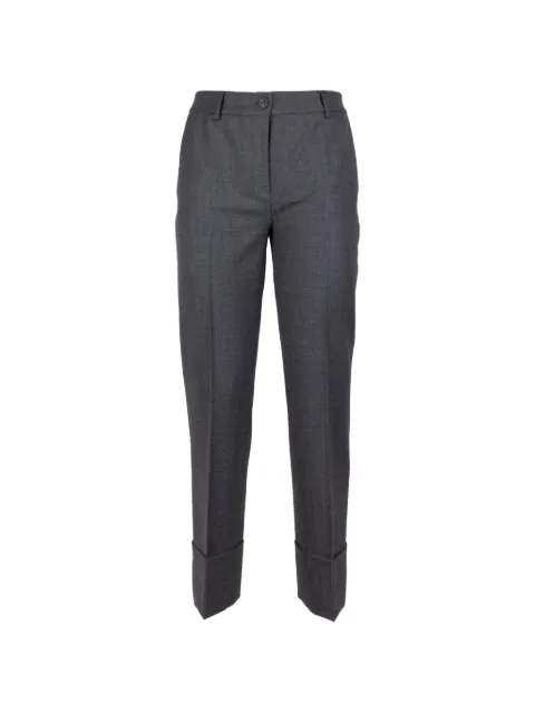 Via Masini 80 turn-up cuff trousers
