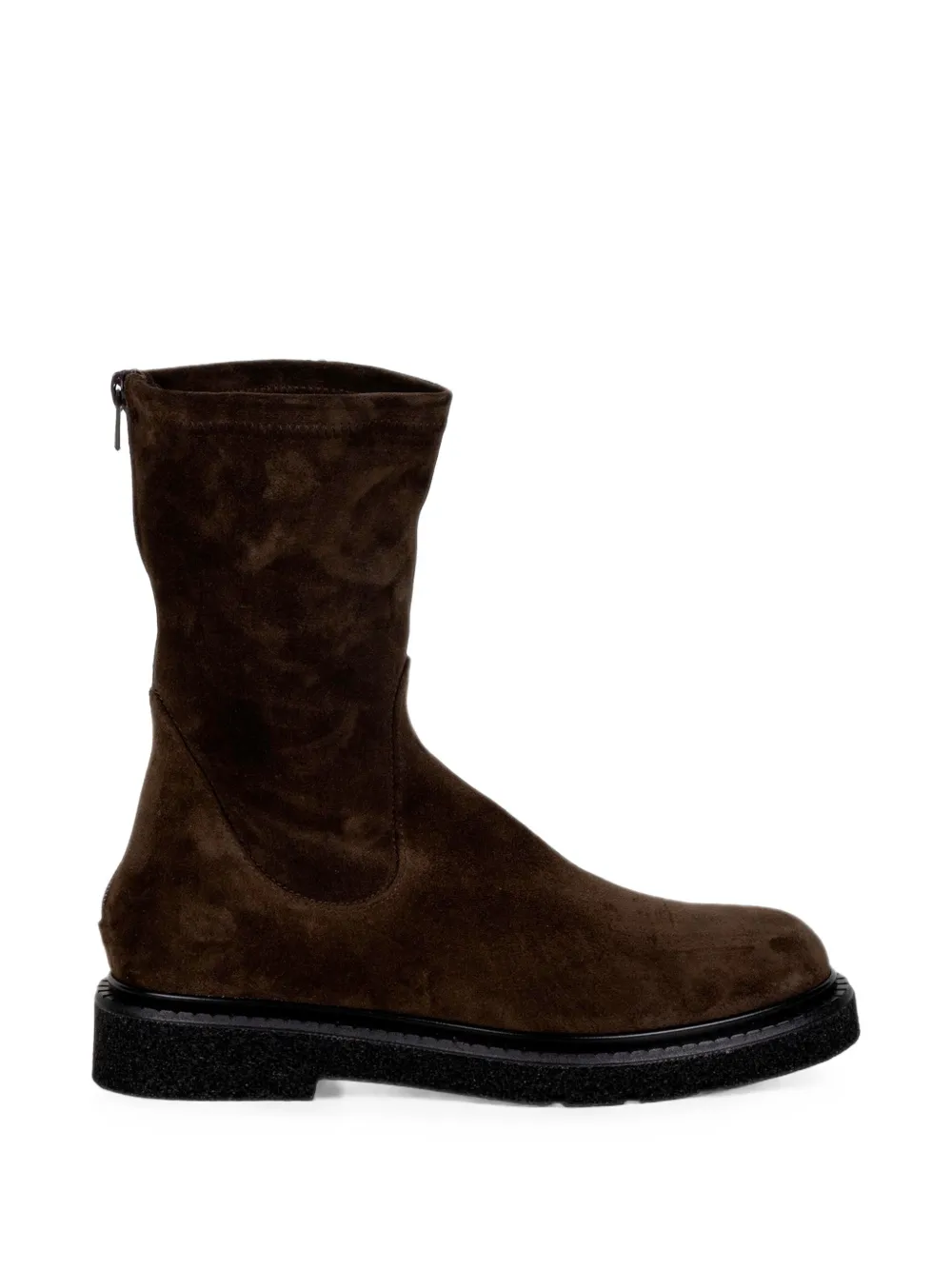 GUGLIELMO ROTTA suede rear-zip boots