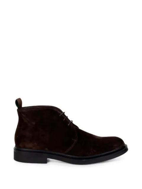 FRANCO FEDELE lace-up suede boots