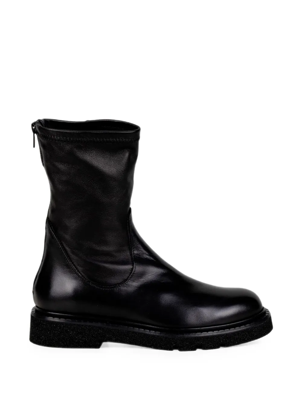 GUGLIELMO ROTTA rear-zip leather boots