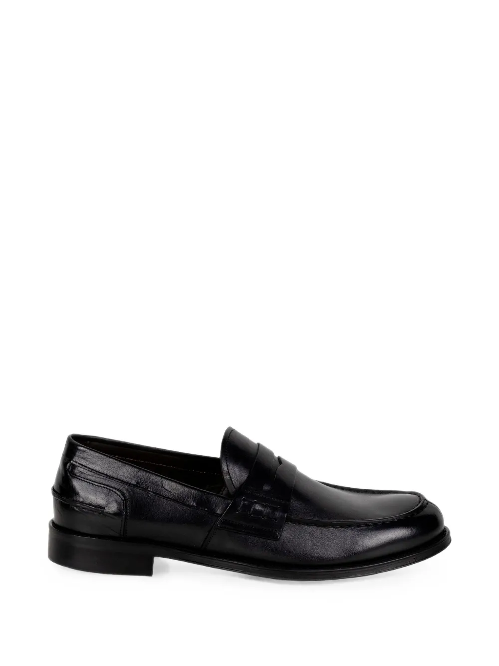 FRANCO FEDELE panelled penny loafers - Schwarz