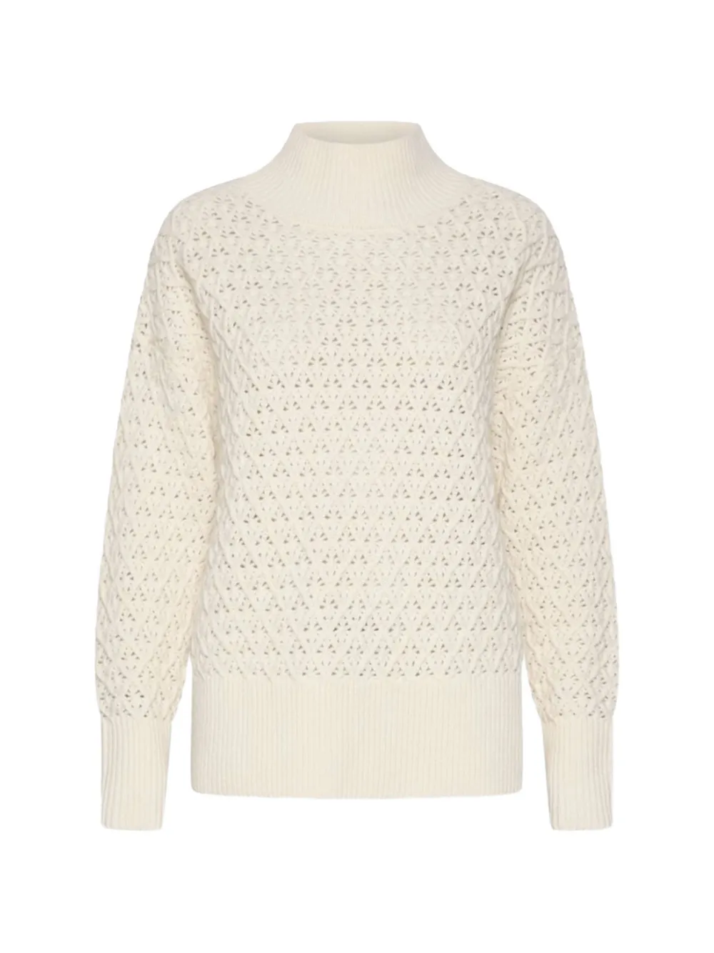 Marella open-knit high-neck sweater