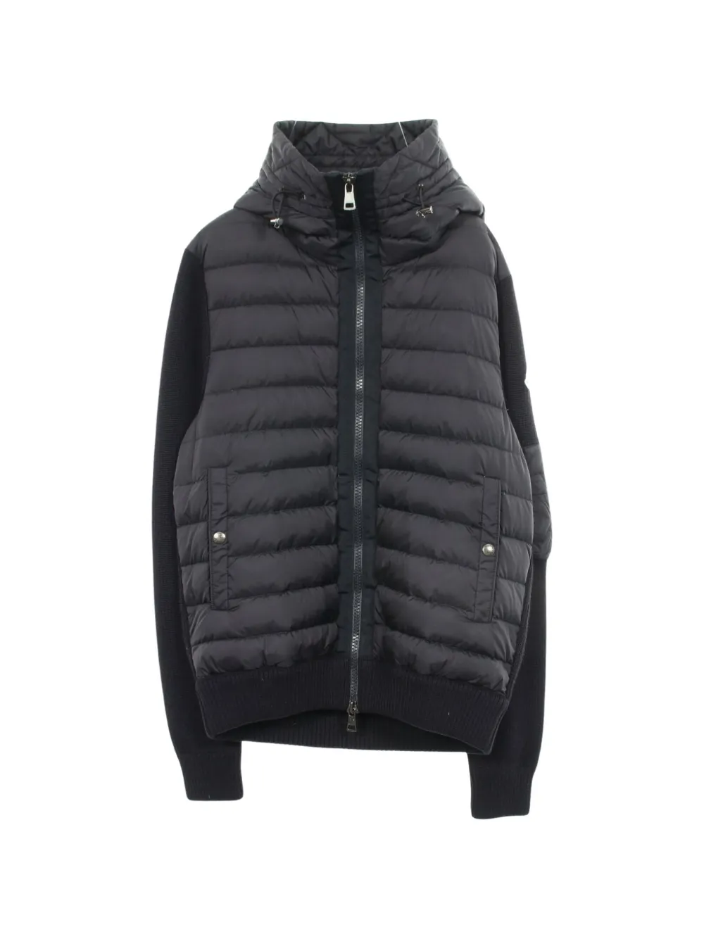 Moncler Vintage veste à capuche en duvet (années 2010) - Bleu