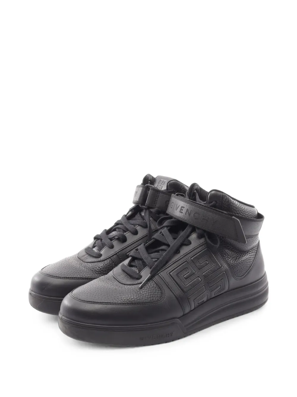 Pre-owned Givenchy 2010s G4 High-cut Sneakers In Black