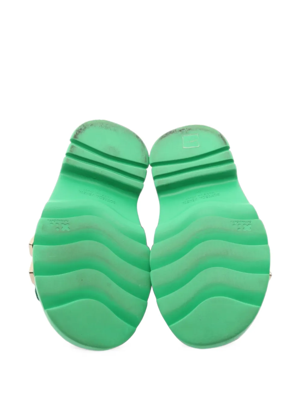 Bottega Veneta Pre-Owned sandales Flash à brides à boucles (années 2010) - Vert