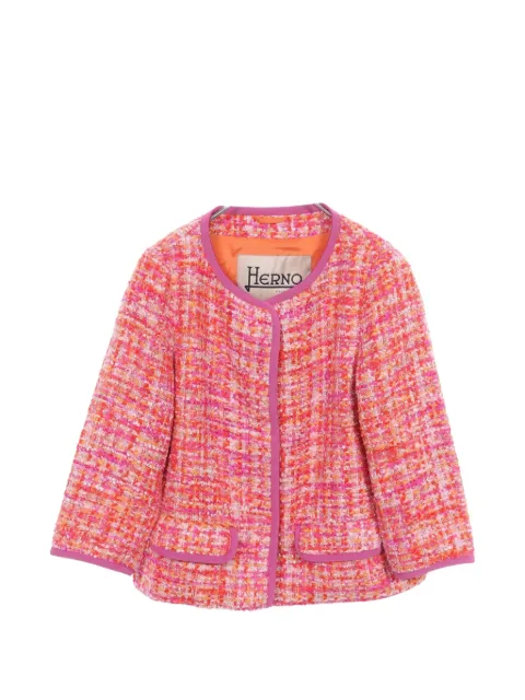 Herno 2010s tweed jacket