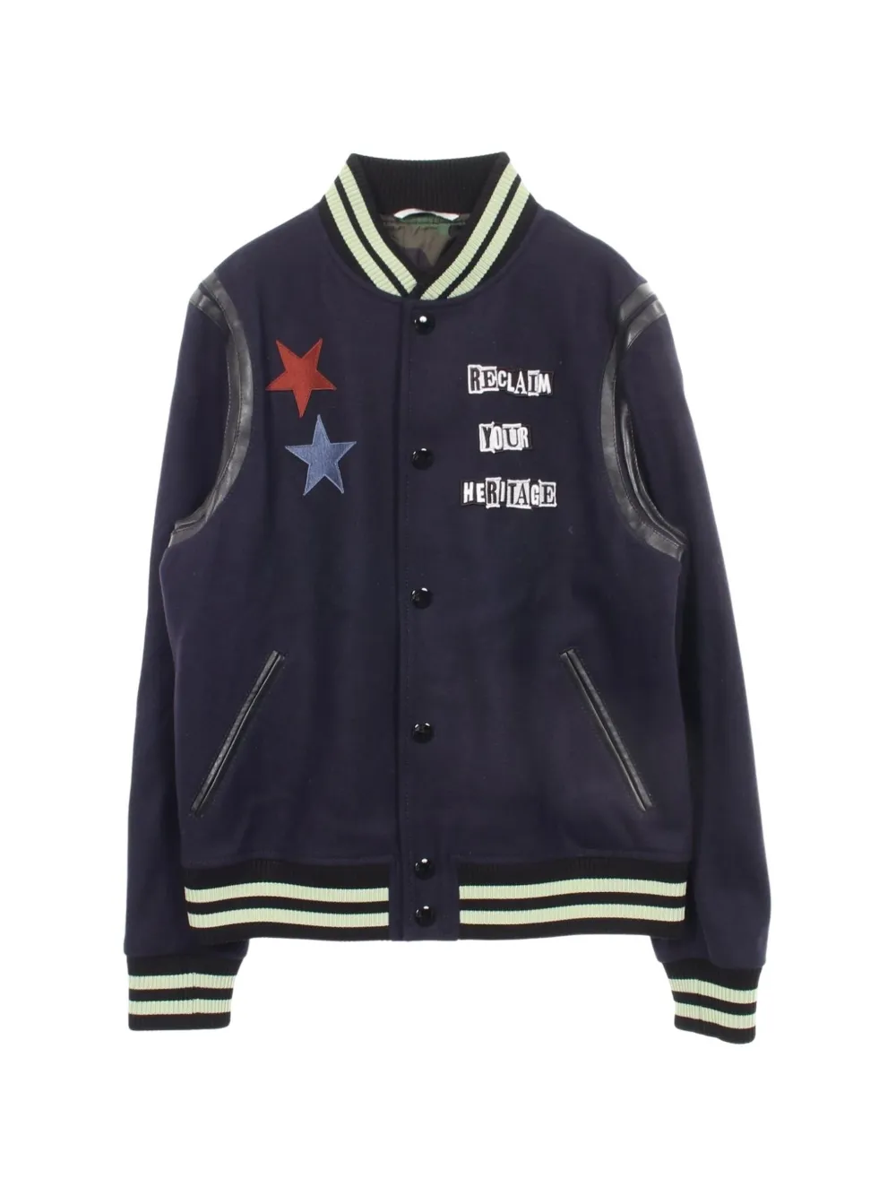Valentino Garavani Pre-Owned x Jamie Reid 2010s bomber jacket - Blau