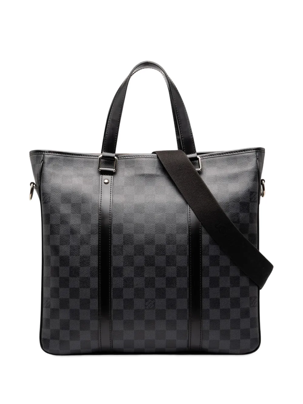 Louis Vuitton Pre-Owned 2014 Damier Graphite Tadao Satchel-Tasche - Schwarz