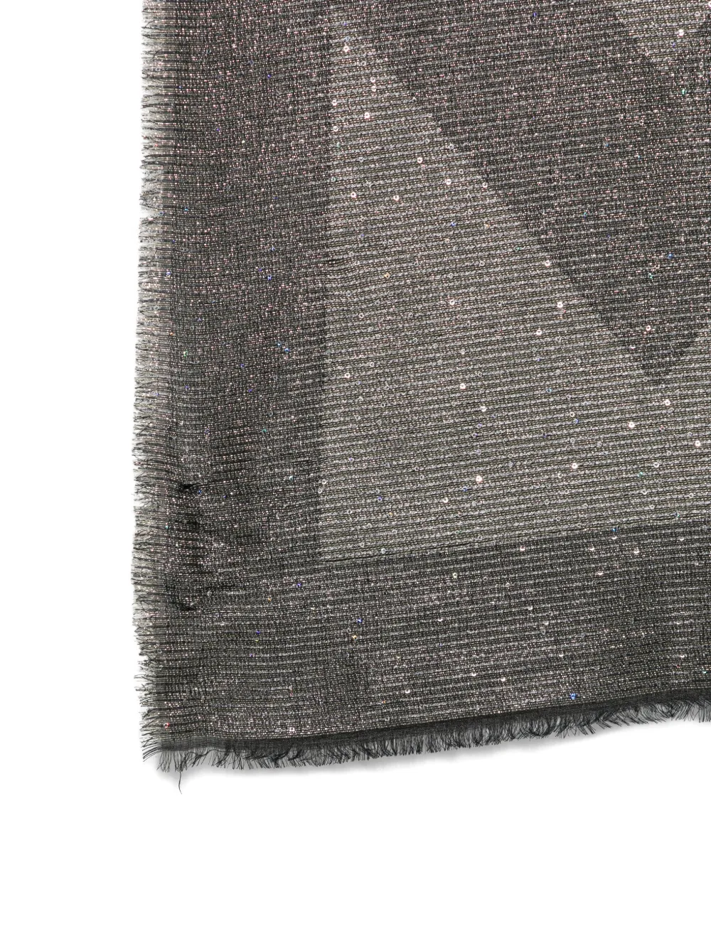 Missoni Sjaal verfraaid met pailletten en zigzag-patroon Zwart