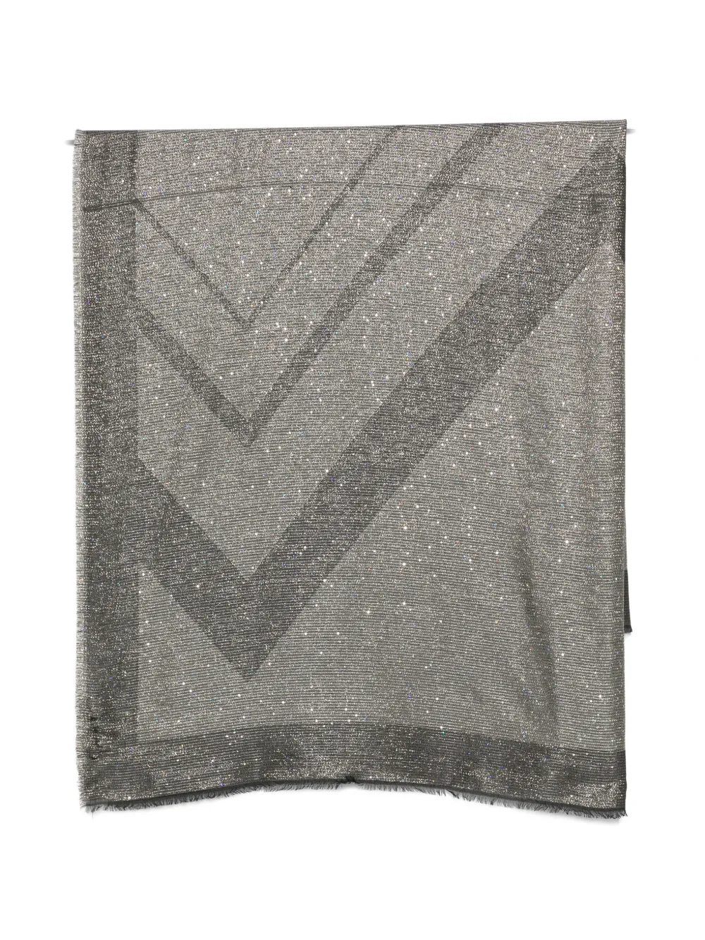 Missoni sequin-embellished zigzag scarf - Nero