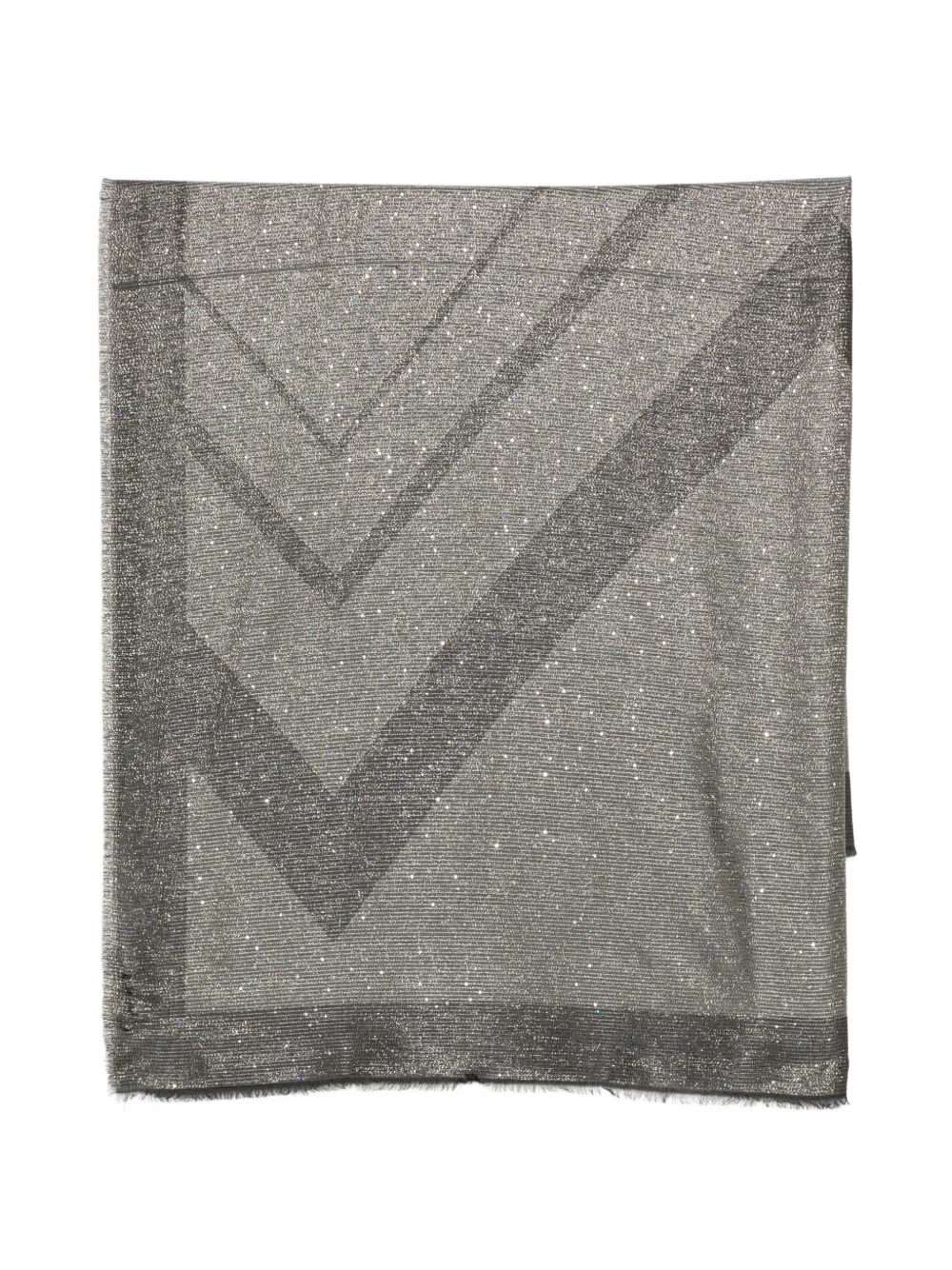 Missoni sequin-embellished zigzag scarf - Schwarz