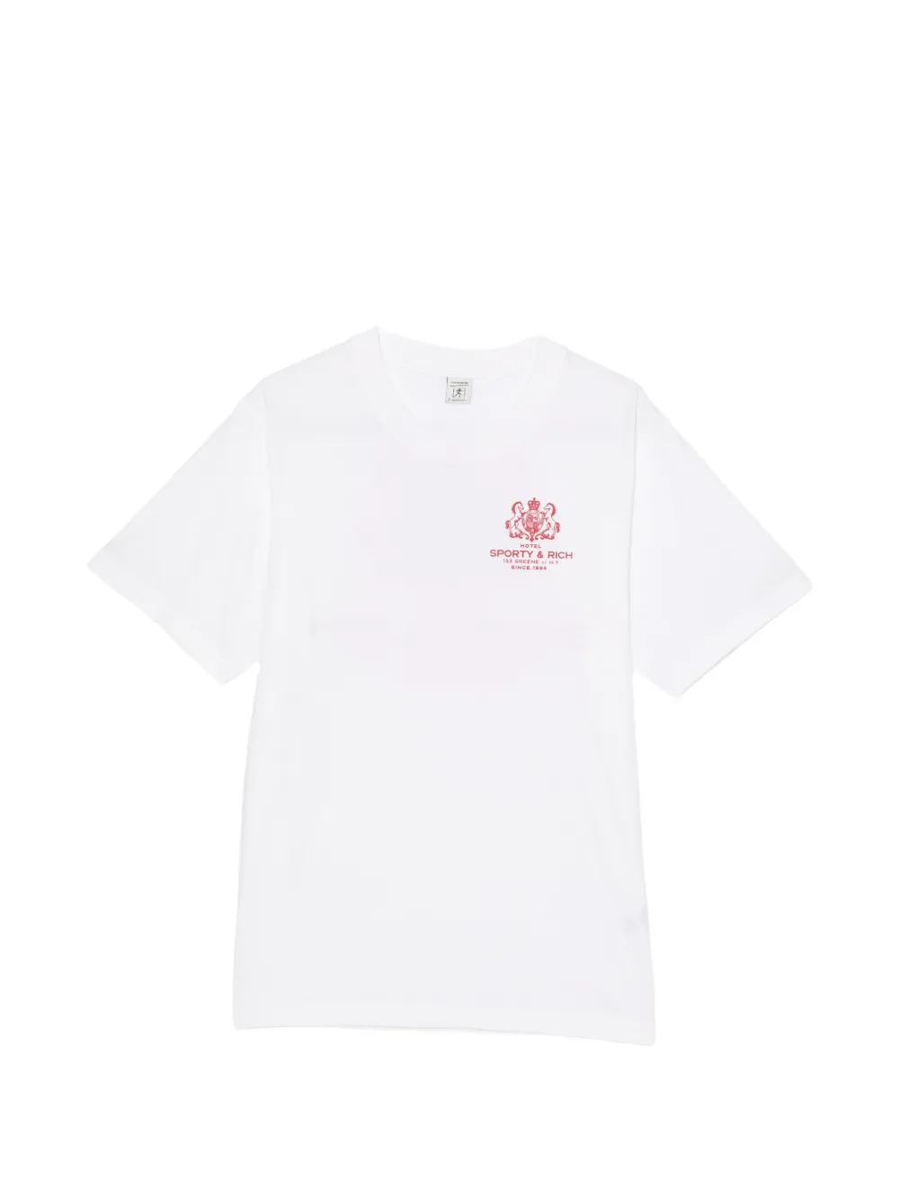 Sporty & Rich Hotel T-shirt Wit