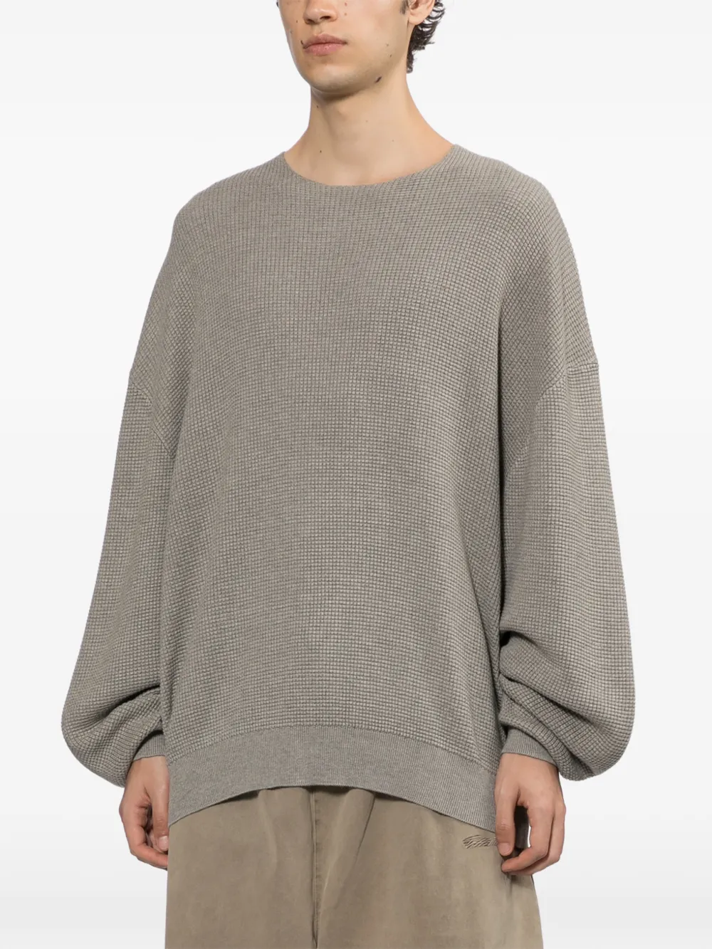 FEAR OF GOD ESSENTIALS Trui met wafelpatroon Beige